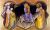 Joseph leads Mary and Jesus to safety in Egyp Joseph leads Mary and Jesus to safety in Egyp